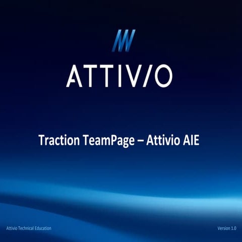 Team Page and Attivio AIE
