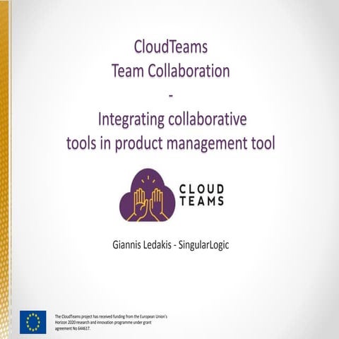CloudTeams Team platform Athens Workshop