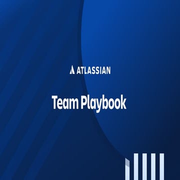 Team Playbook – Practices to increase the performance of your team