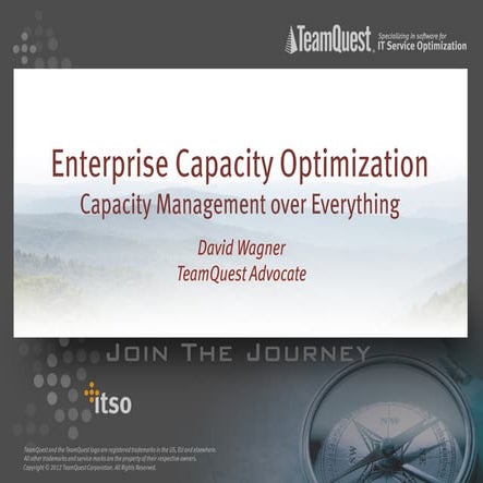 Enterprise Capacity Optimization - Capacity Management Over Everything