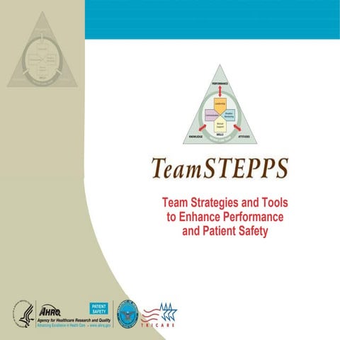 TeamSTEPPS pour transmission médicale entre soignants