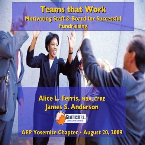 AFP Yosemite Chapter: Teams that Work