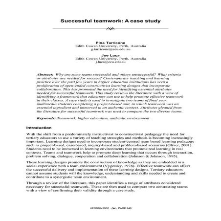 Team successful teamwork