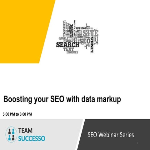 Boosting your SEO with data markup
