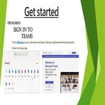 Microsoft Teams - User Guide Presentation