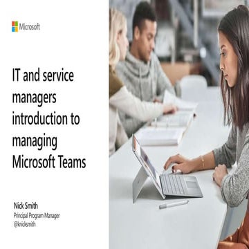 Microsoft Teams for Education Webinars - IT Pro introduction