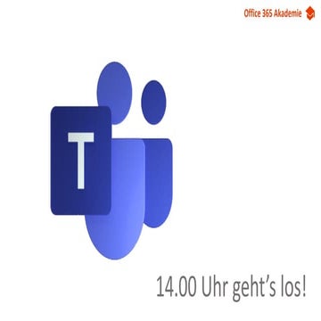 Teams Deepdive und Best practices - Vortrag von Thomas Maier auf dem OfficeCa...