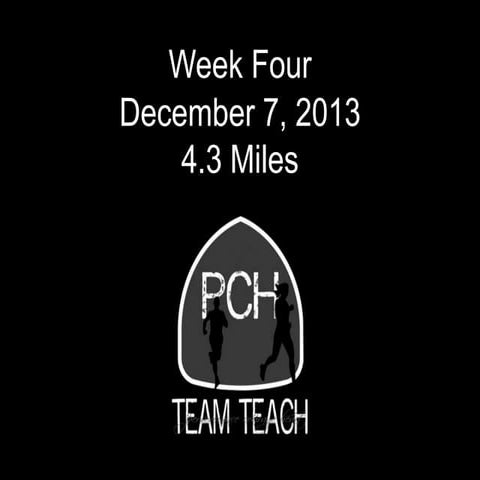 Team TEACH Week Four Snapshots