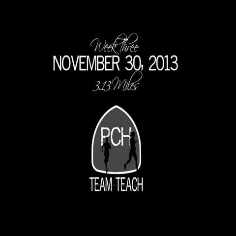 Team TEACH Week Three Snapshots