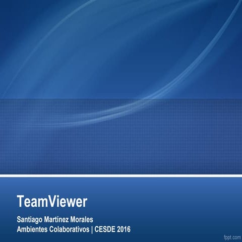 Tutorial Team Viewer | PPT