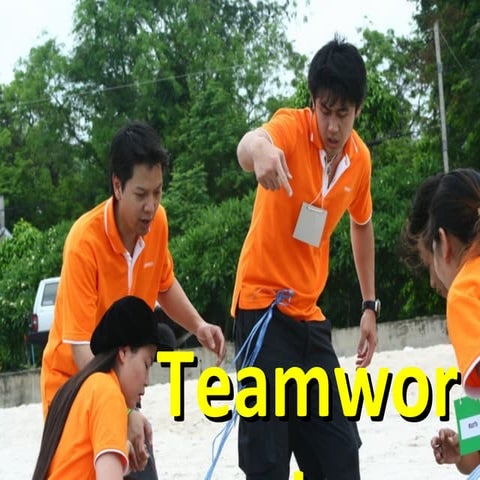 Teamwork Teambuilding Pps