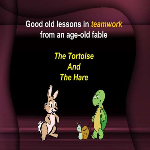 Lessons on Team work