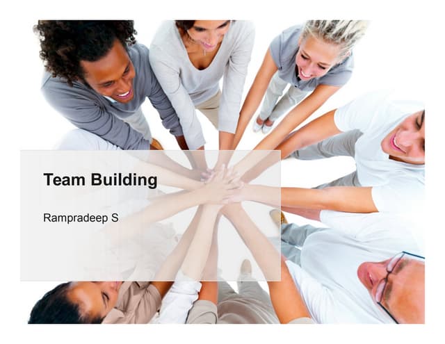 Teamwork and Teambuilding
