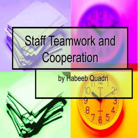 Teamwork & Cooperation