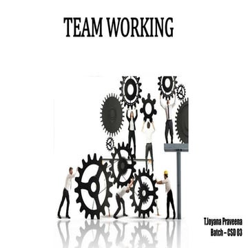 Team working