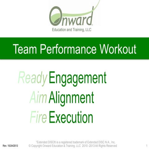 Team Performance Workout
