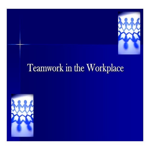 Teamwork ppt presentation