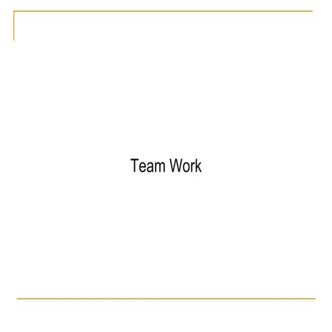 Teamwork