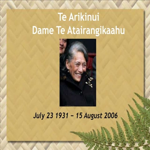 Te Arikinui Tribute | PPSX