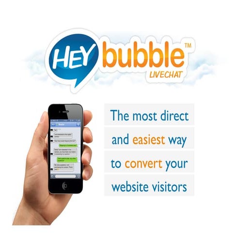 Teaser HeyBubble Live Chat US