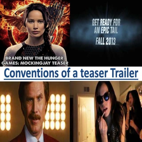 Codes and conventions of a teaser trailer | PPTX