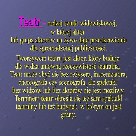 Teatr
