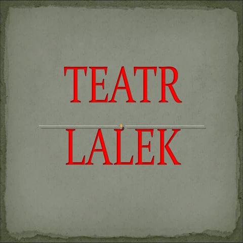 Teatr lalek slajdy (1)