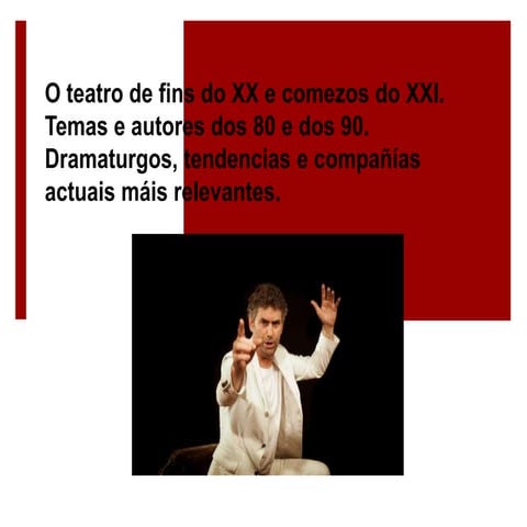 Teatro a partir de 1975