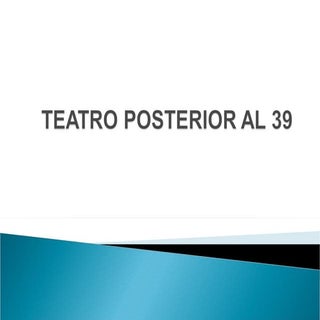 Teatro Posterior Al 39
