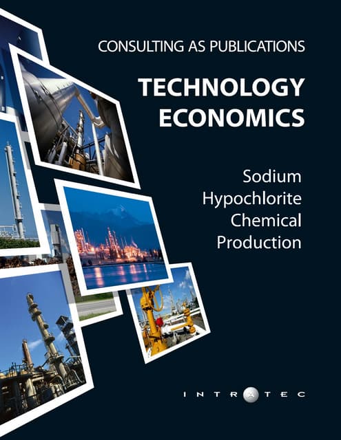 Technology Economics: Sodium Hypochlorite Chemical Production