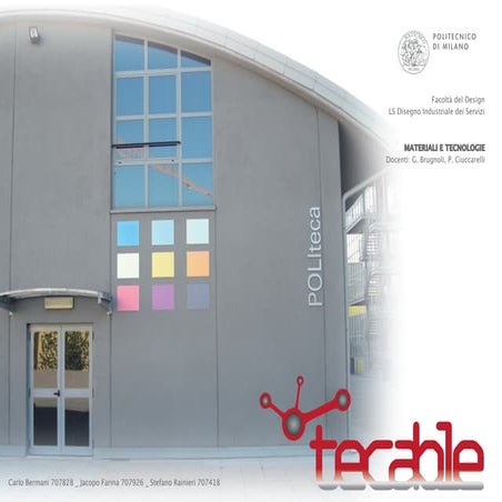Tecable_Materiali e Tecnologie