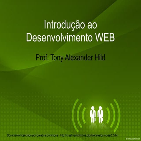 Introdução ao Desenvolvimento WEB