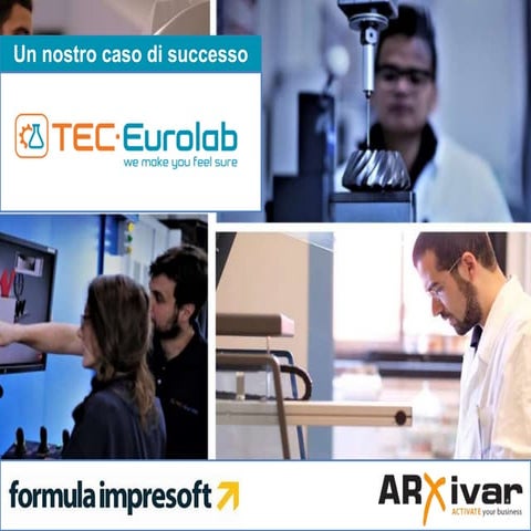 ARXivar per Tec EUROLAB | Condivisione report tecnici tramite portale web