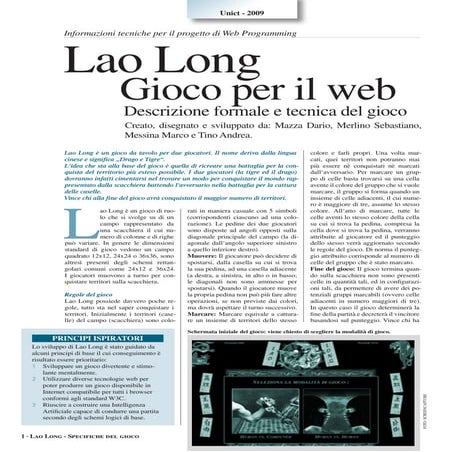 Lao Long - A Javascript game for the web