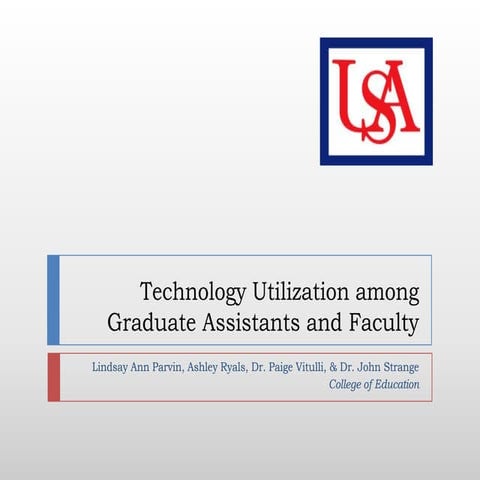 Technology Utilization among Graduate Assistants and Faculty
