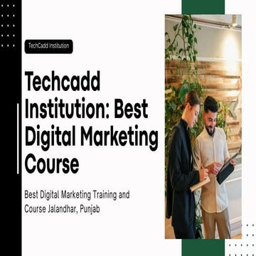 Best Digital Marketing Training and Course Jalandhar, Punjab | PPT