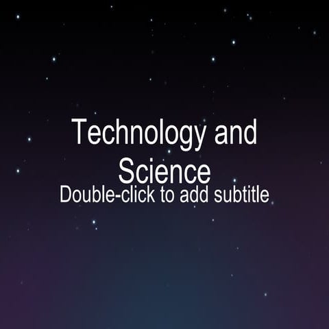 tech and science
