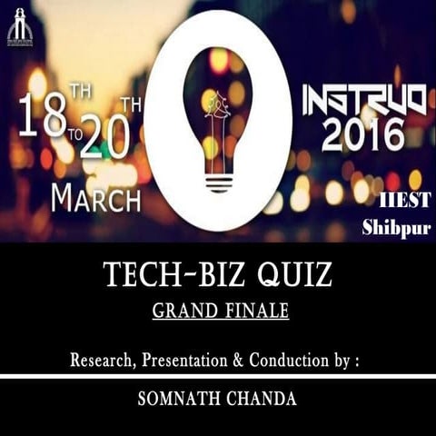 Tech-Biz Quiz Grand Finale