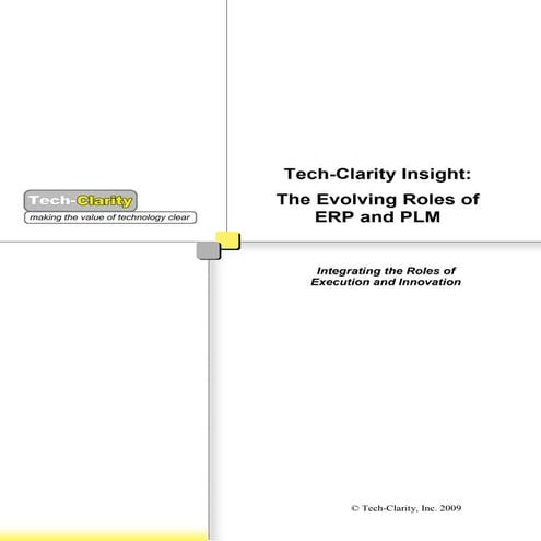 Tech clarity insight-erp_plm