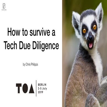TOA - How to survive a TechDD workshop