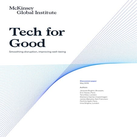 Tech for-good - McKinsey report