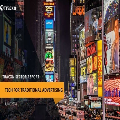 Tracxn - Tech for Traditional Advertising Startup Landscape