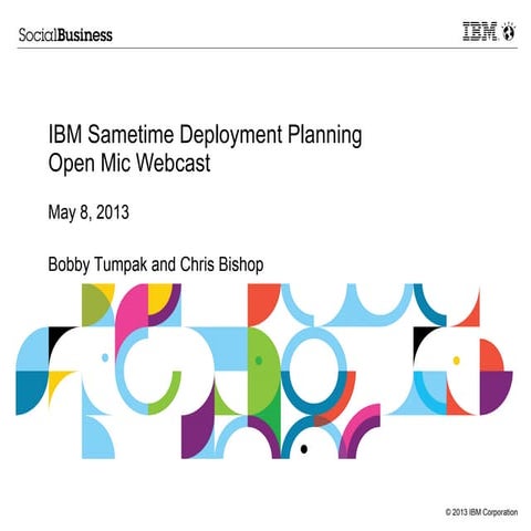 Tech sametime-deployment-enablement