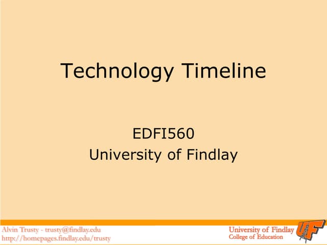 Tech Timeline