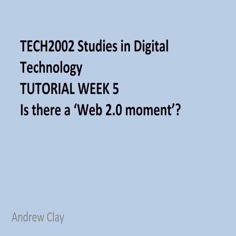 Tech1002 Tutorialweek5 0809