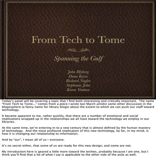 From Tech to Tome: Spanning the Gulf
