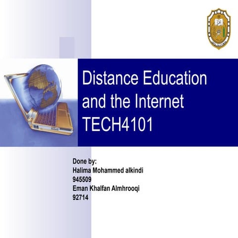 definition of distance education