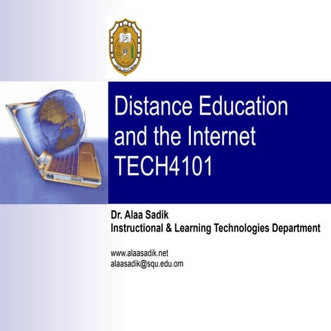 Key Issues in Distance Education