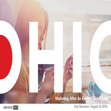 Tech4Good: Post-Event Social Media Marketing for Nonprofits