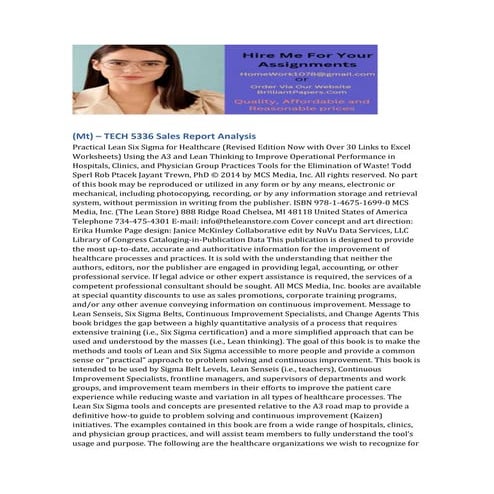 TECH 5336 Sales Report Analysis.docx